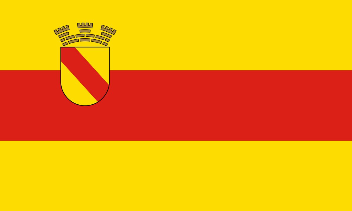 Vlag Baden-Baden 200x300cm