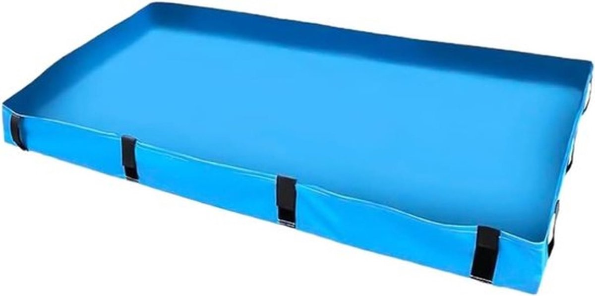 – Bodembedekking voor kleine dierenkooien – Wasbare zeildoekbodem – Geschikt voor konijnen – Fretten – Egels – Hamsters – 119x61x9,5 cm