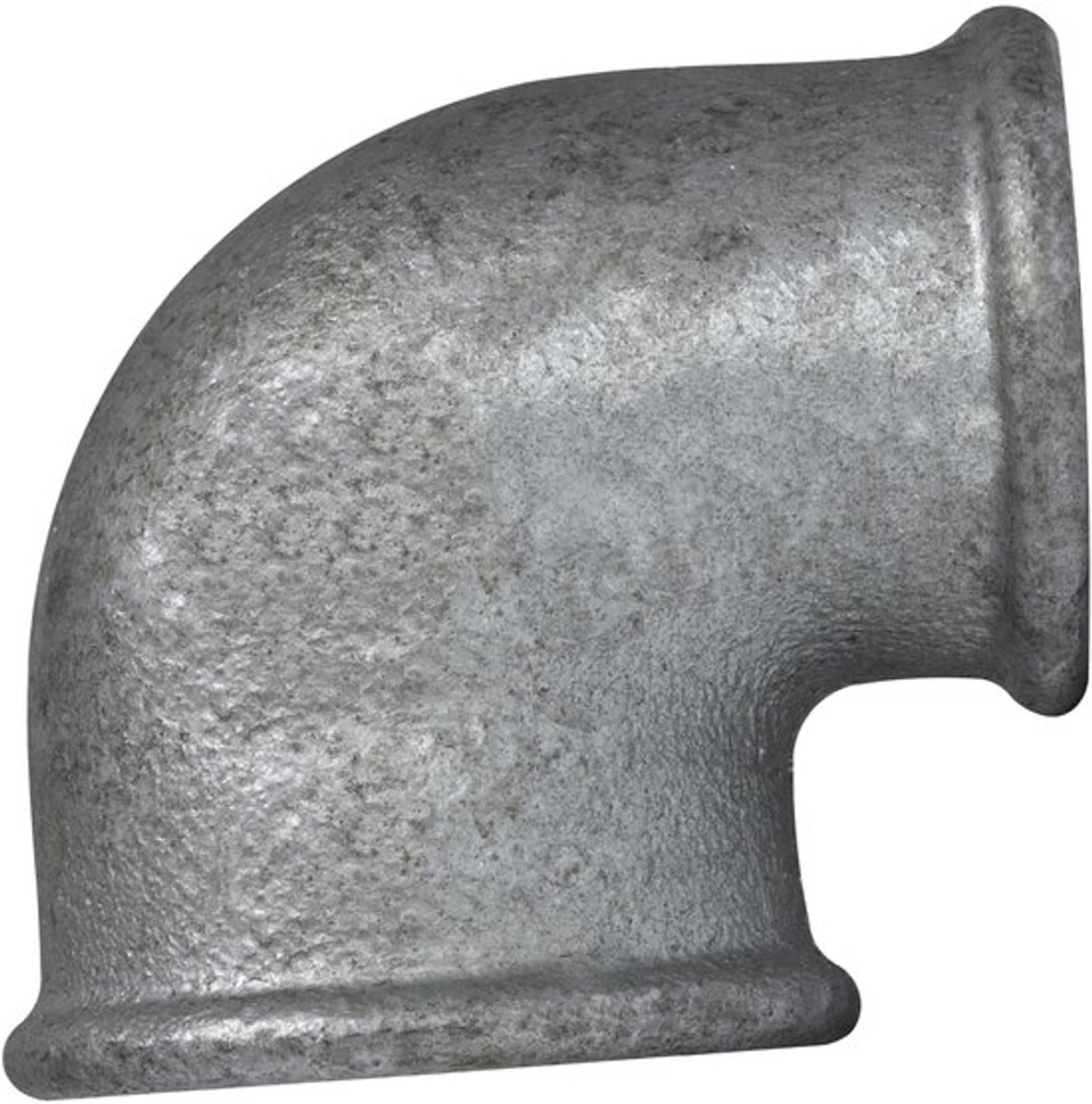 C65057 - Verkleinde gietijzeren elleboog 3/4'' x 1'' 90Â° - vrouwelijke schroefverbinding