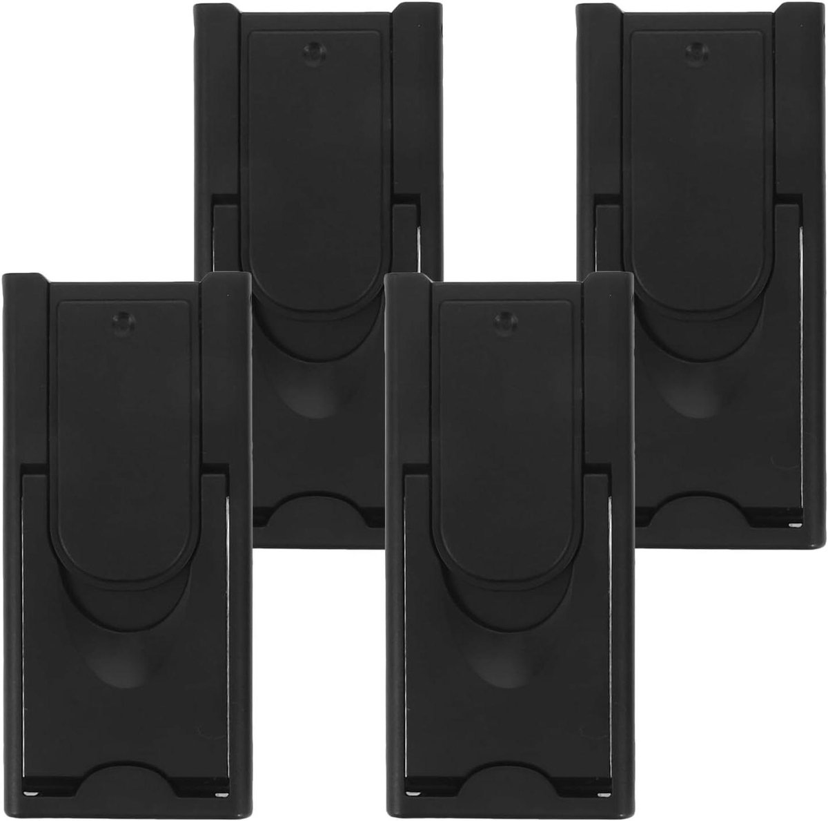 Schuifdeursloten - Kindersloten Deuren - Beveiliging Huis - Eenvoudig te Bevestigen - 6.8x3.1x0.7 cm - Zwart