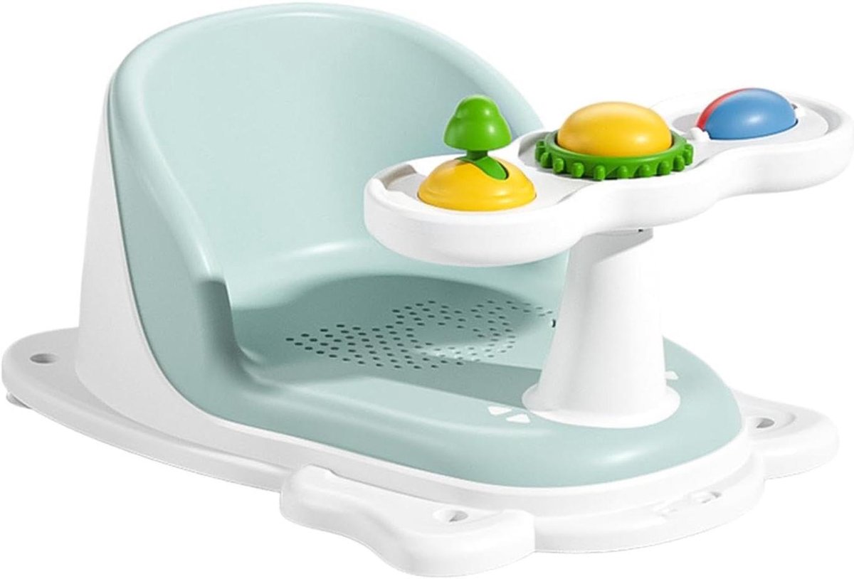Badzitje voor kinderen - Douchezitje baby - Veilig badderen - Met zuignappen - 19 x 29 x 19 cm