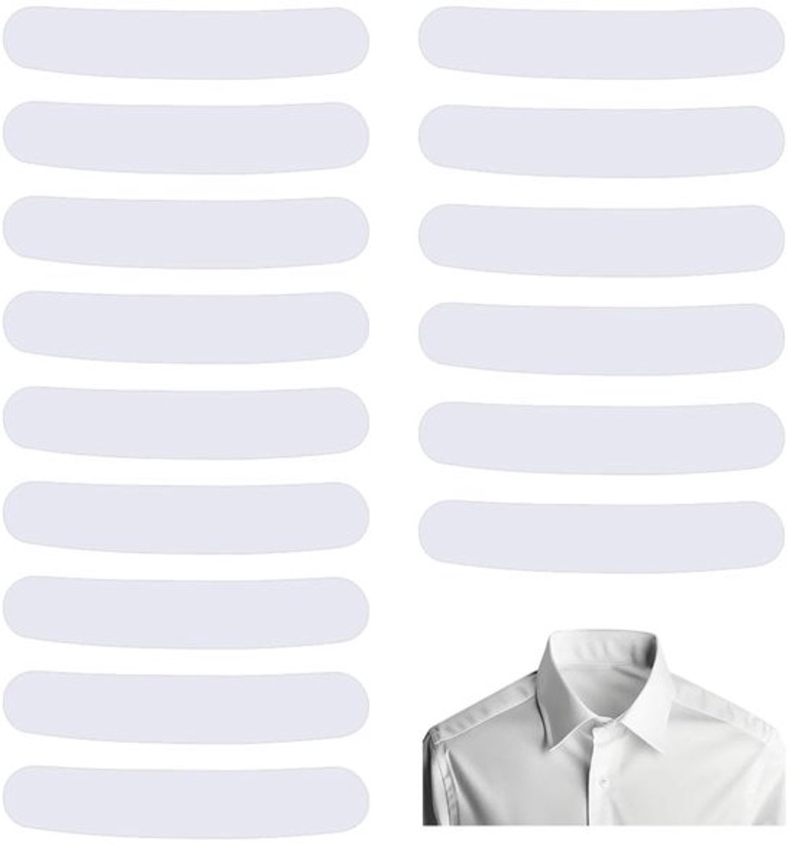 Kraagbescherming Zweetabsorptie - Kraag Protector - Zweet Pads - Hoedbeschermer - Zelfklevende Liner - Ademend Materiaal - Zweetpads
