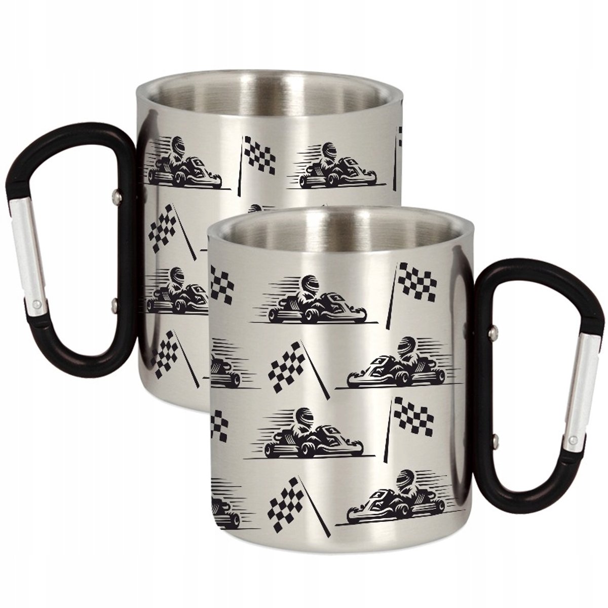 Merkloze Metalen Mok met Karabijn 300ml - Perfect Cadeau