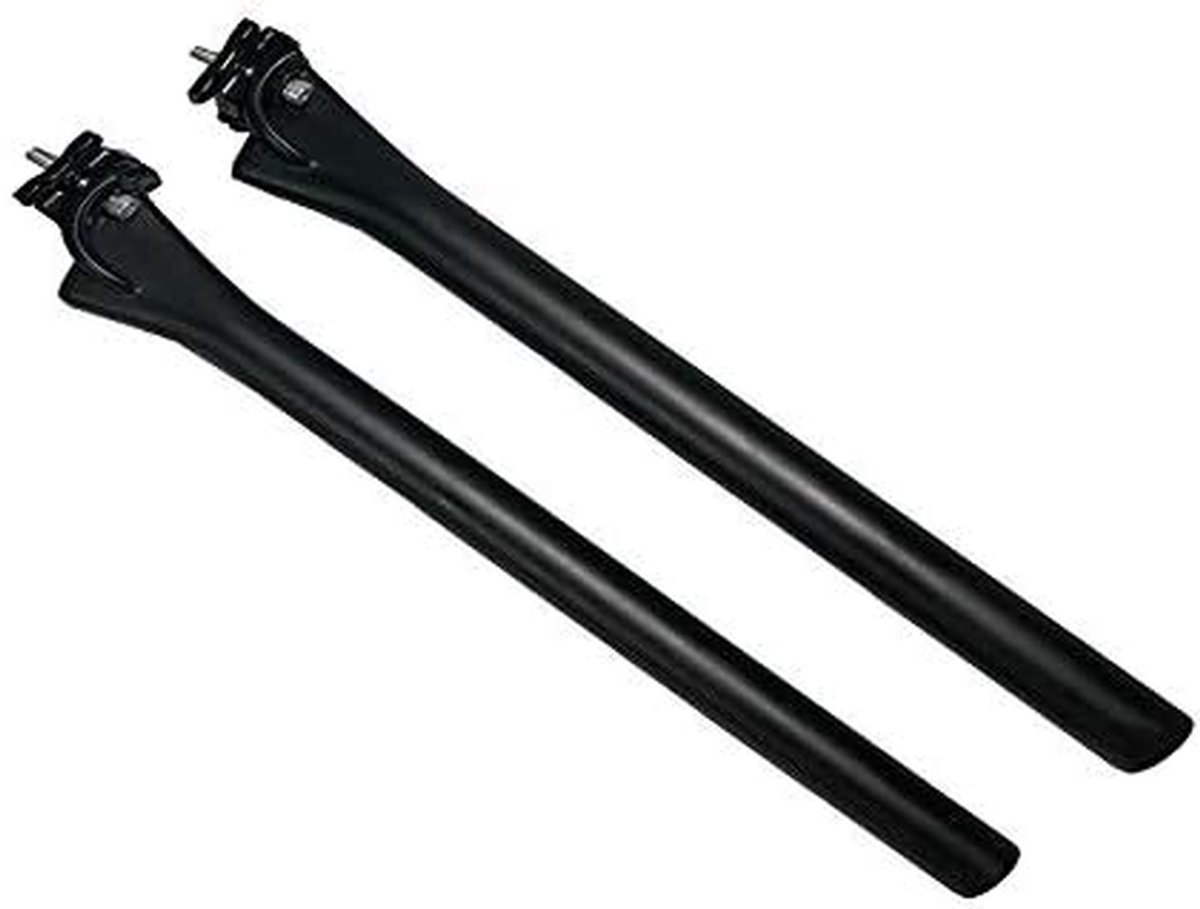 Carbon Zadelpen - Fiets Zadelpen - Fietsen Onderhoud - Lichtgewicht Carbonvezel - 27.2mm 31.6mm 400mm - Zwart