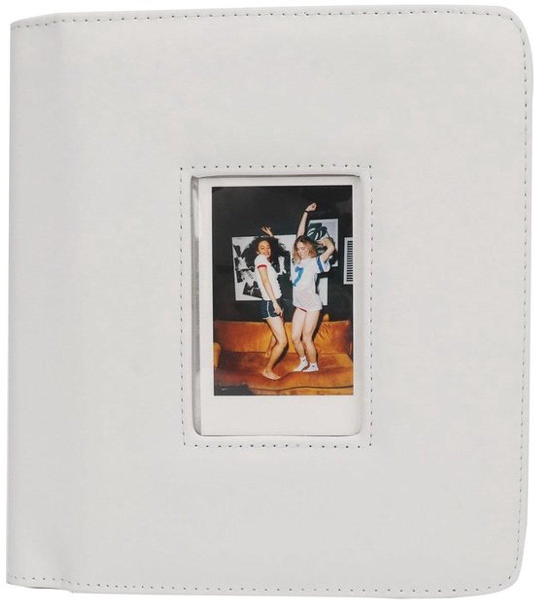 Fotoalbum 288 Vakken - Lederen Omslag - Instaplaatjes 2x3 - Transparante Binnenpagina's - Persoonlijk Raamhoes - Elegant Tafelstuk - Instant Fotoalbum