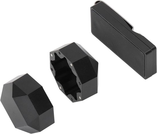 Biljart Krijthouder - Pool Krijtbox - Biljartaccessoires Opbergen - Magnetische Sluiting - Compact Ontwerp - Zwart — afbeelding 4
