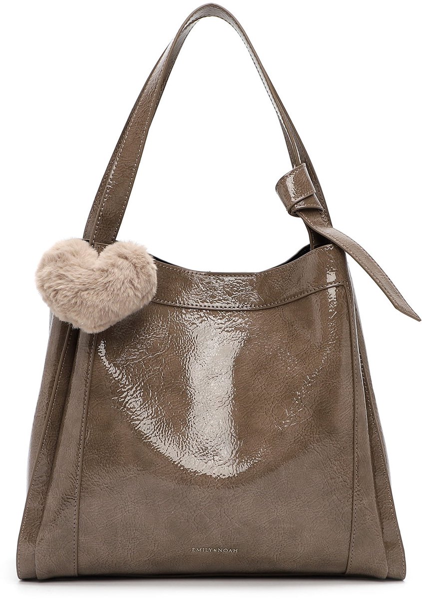 EMILY & NOAH Shopper E&N Leana ( 65912 ) - Dames handtassen - taupe 900