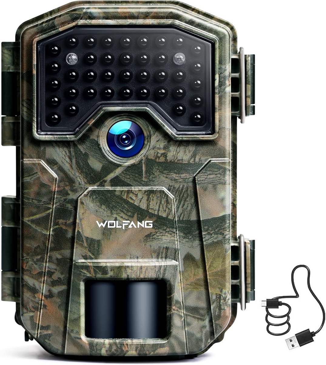 Wildcamera - Zwart - 4K 48MP - Waterdichte Trail Camera met Nachtzicht - Voor Jacht en Tuinmonitoring