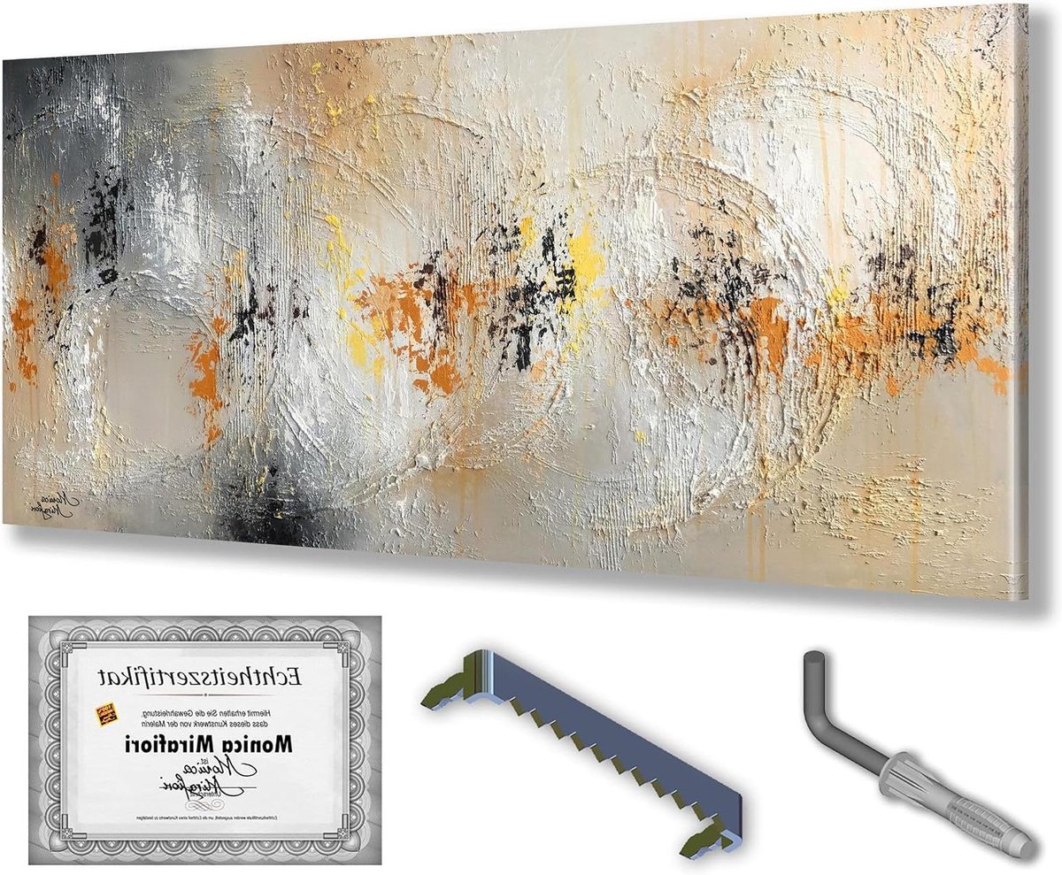 Handgeschilderd Schilderij - Acrylschilderij Moderne Kunst - Woonkamer Decoratie - Krachtige Textuur Verf - 100x50 cm - Abstract