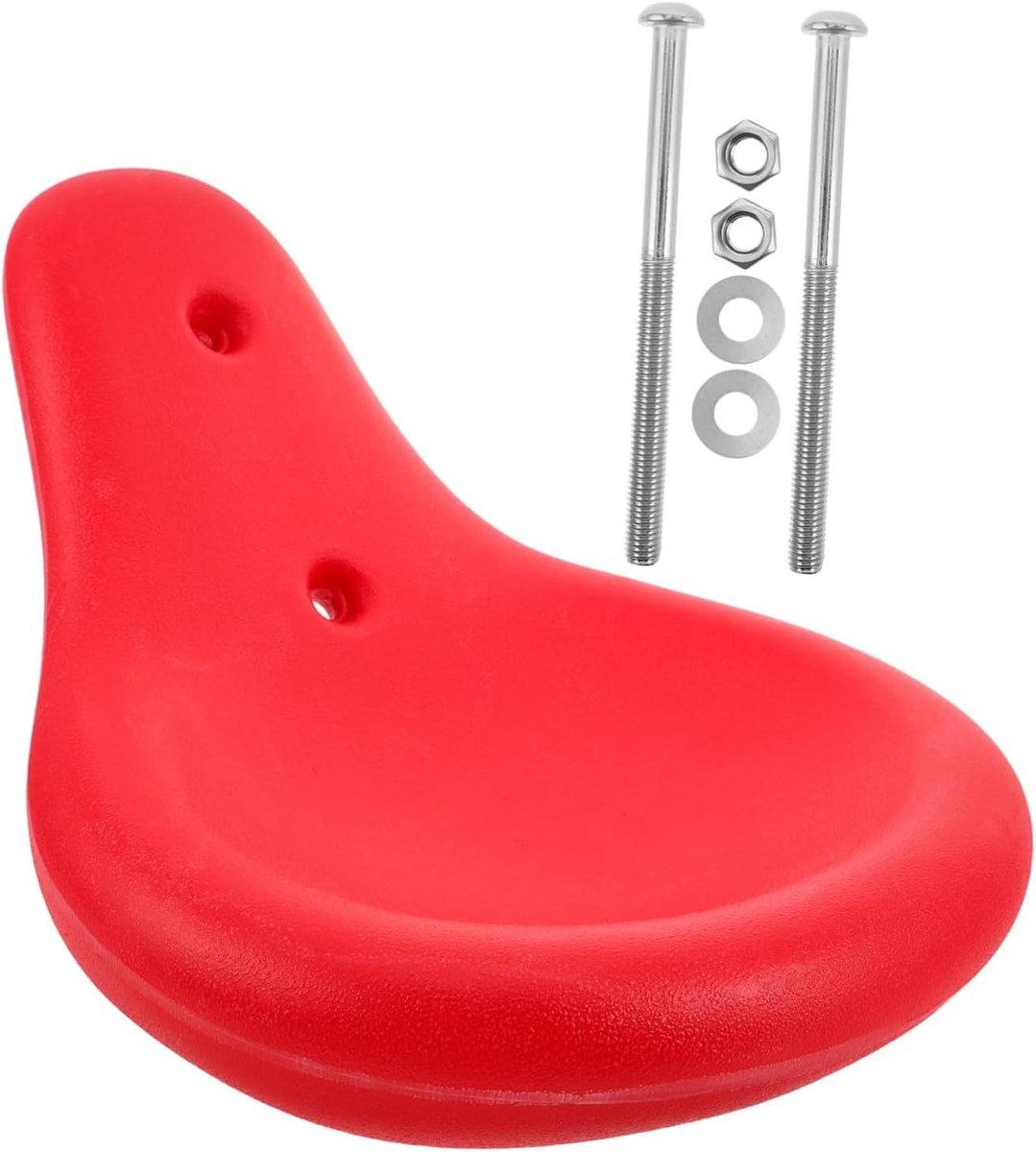 Wipstoel Zitting - Schommelzitje Vervanging - Buiten Spelen - Flexibele Demping - 27x35x20 cm - Rood