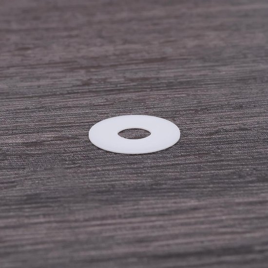 50 Stuks PTFE Witte O-Ringen voor 6mm Spoolas voor Voorste Slip Reel, Geschikt voor Hengelsport en Vissen Accessoires — afbeelding 4