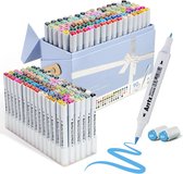 Arrtx - Alcohol based Art markers – set van 90 Brush & Fine