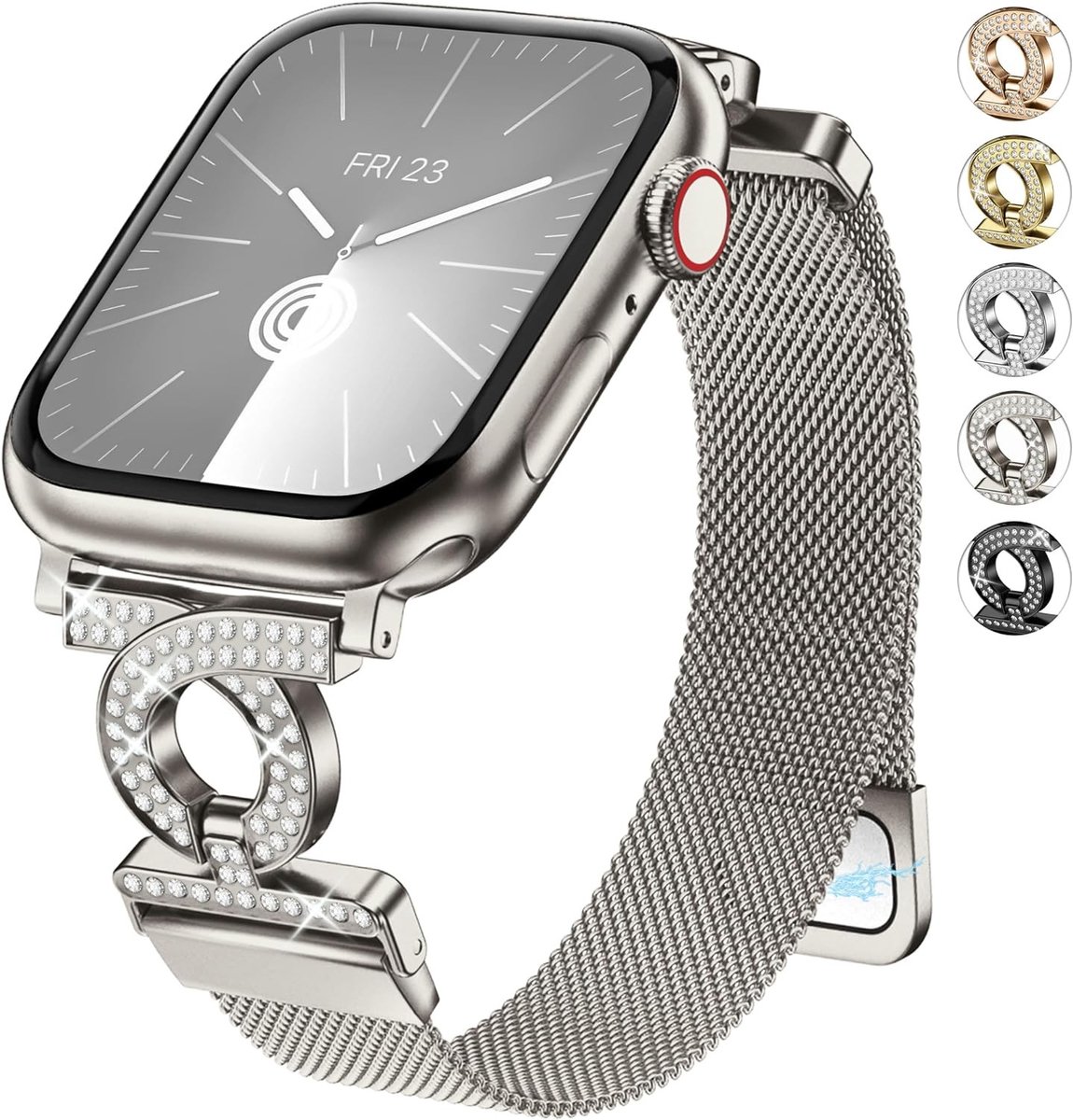 Stainless Steel Vervangband voor Apple Watch 49mm 45mm 44mm 42mm 41mm 40mm 38mm – Duurzaam, Stijlvol en Comfortabel Accessoire voor Sport en Dagelijks Gebruik