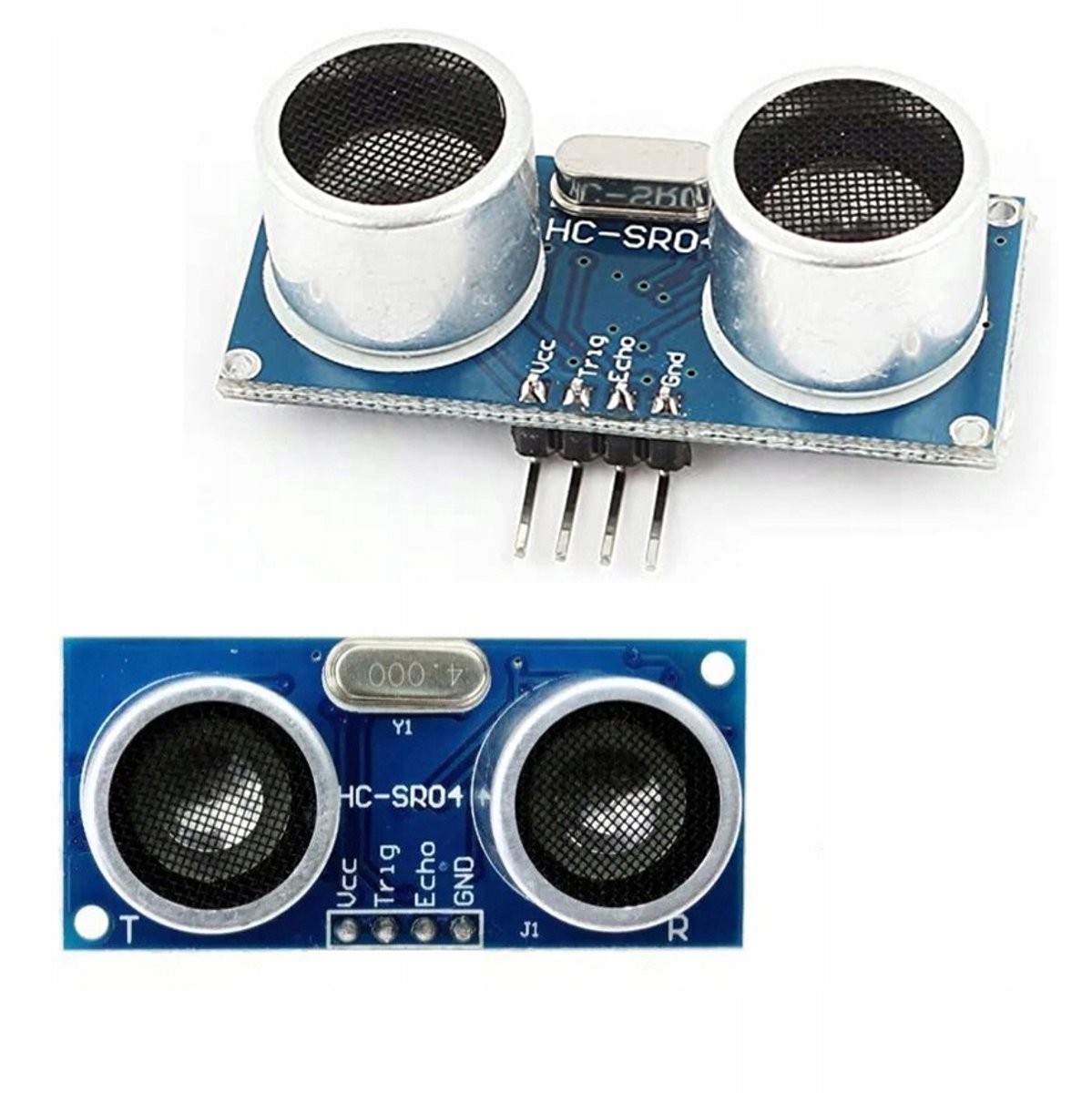 Rosfix Ultrasone Afstandssensor HC-SR04 - Contactloze Meting 2–450 Cm - 40kHz, 3,3–5V, 2,54mm Raster - Geschikt voor Arduino