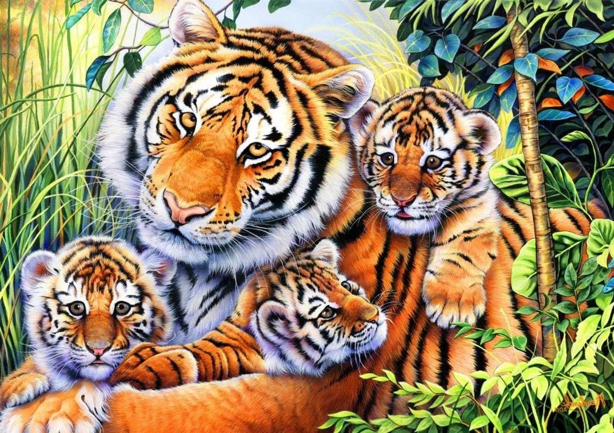 Puzzel - Legpuzzel - Ontspannen Tijdverdrijf - Gedetailleerde Afbeelding - 68 x 68 cm - Multi
