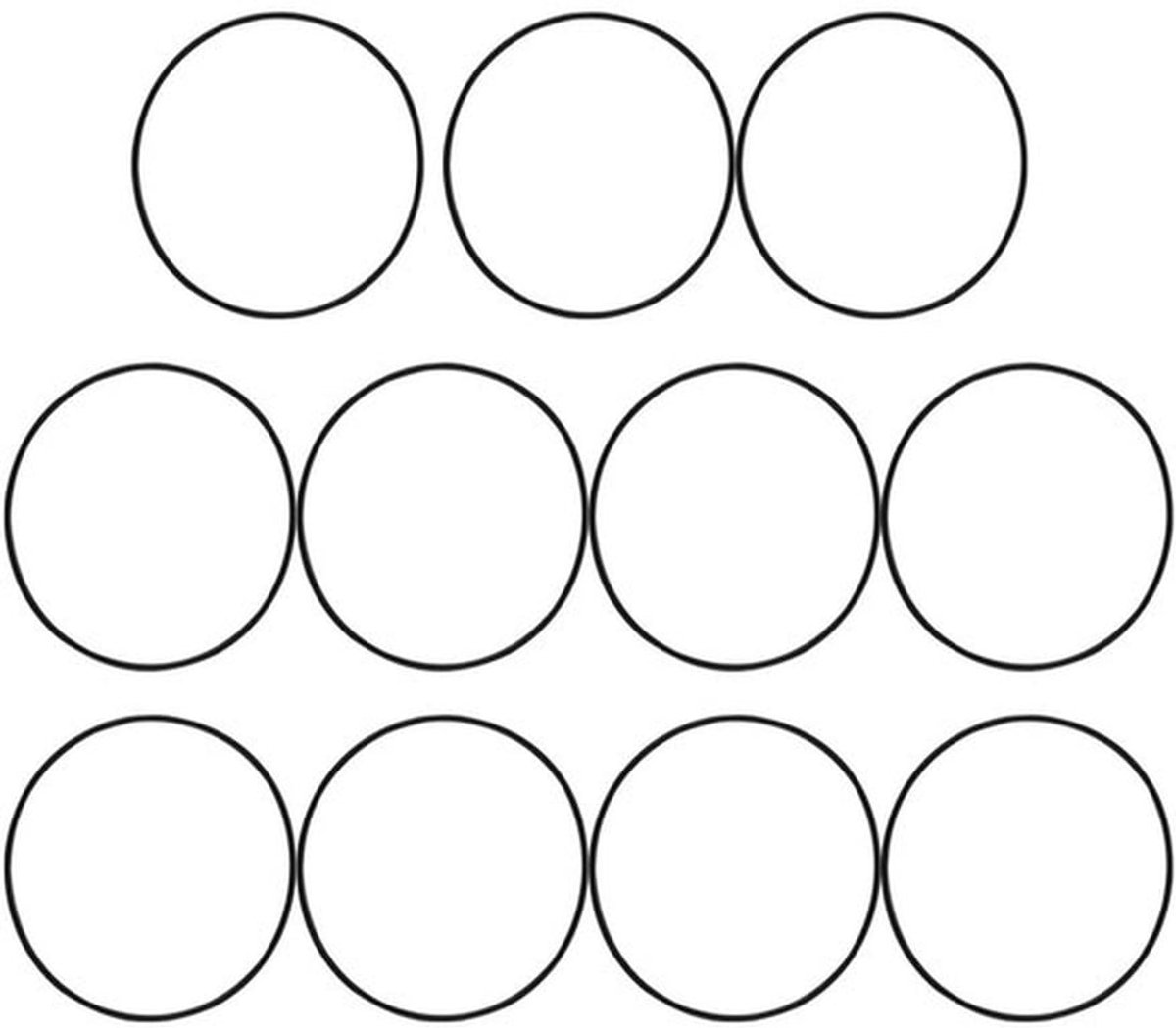 Horlogereparatieset O-ring afdichtingen - Afdichtingsringen - Rubber - Waterdicht - Stofdicht - Geschikt voor horlogematen 13-40 mm - Afdichtingsring