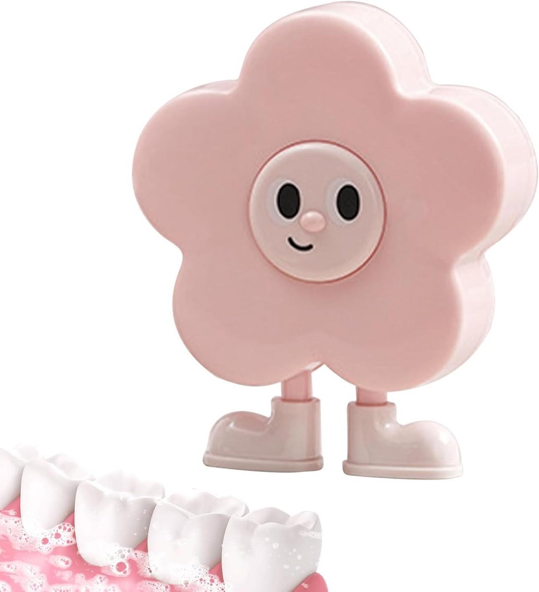 Tandendoos Kinderen - Melktandjes Bewaren - Herinneringen Creëren - Bloemenvorm Met Pincet - 12 x 5 x 13 cm - Roze