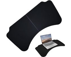 Stuurwiel Tafel - Auto Bureau - Eten en Werken - Opvouwbaar en Draagbaar - 38 x 37 cm - Zwart