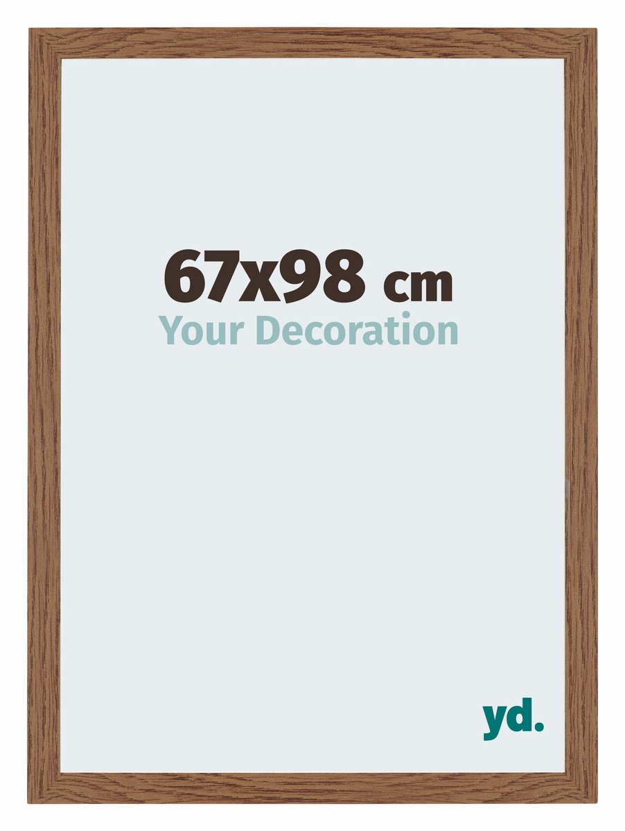 Your Decoration - Puzzellijst 67x98 cm - Eiken Rustiek - Puzzellijst 1500-2000 stukjes - MDF Fotolijst - Mura