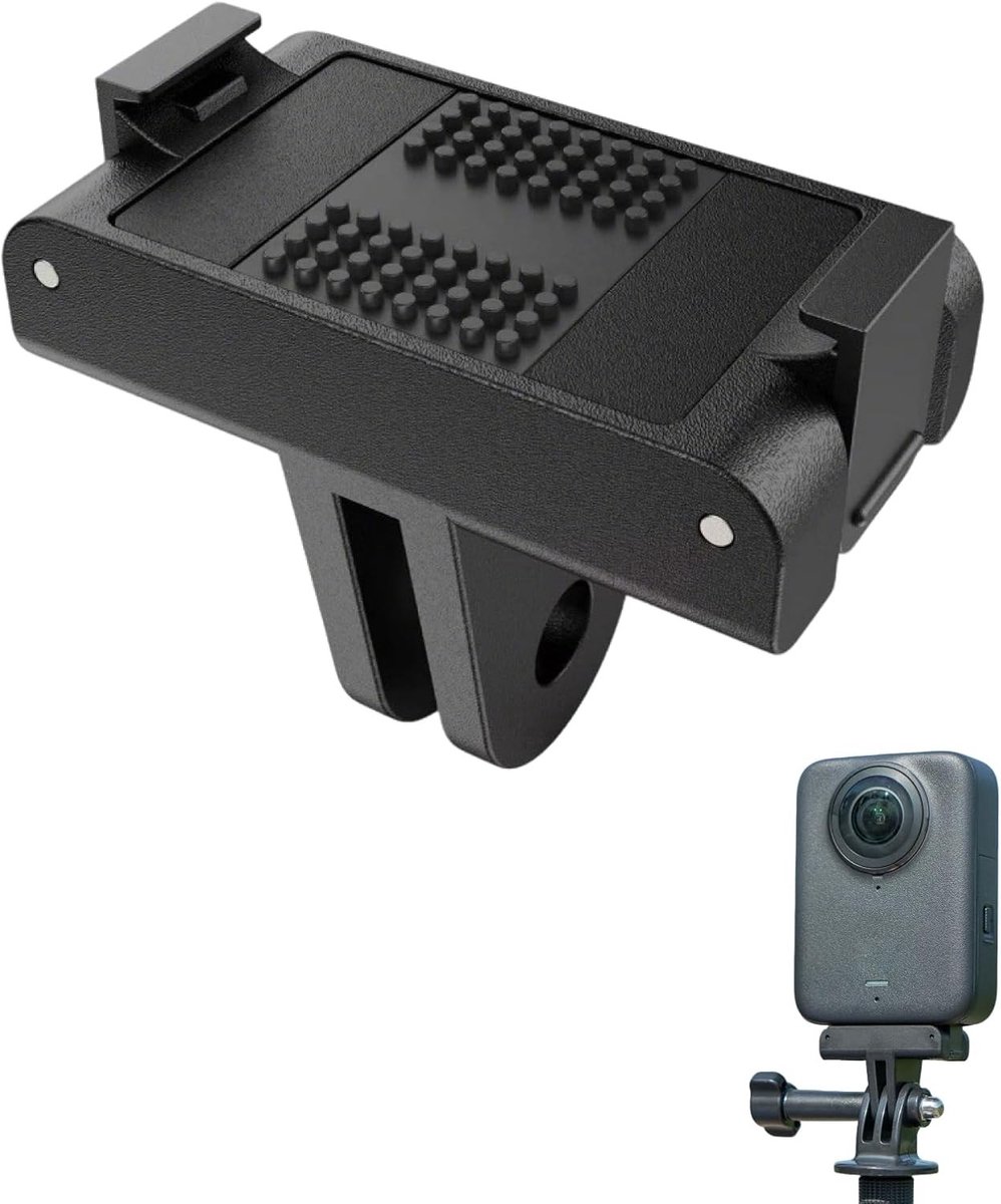 Compacte Magnetische Houder met Snelle Ontgrendeling voor Action Camera's, Ideaal voor Sport, Vloggen en Fietsen