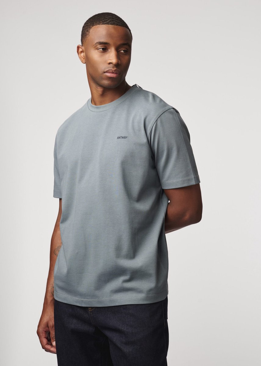ANTWRP - Heren t-shirt - Maat L - Mannen - blauw -