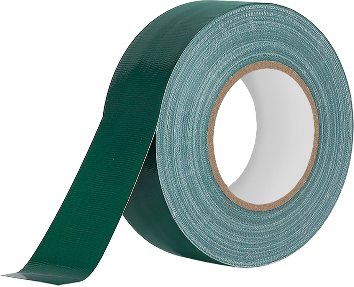 Panzertape 25mm x 20m - Waterdicht Groen - Weefseltape Extra Sterk - Universeel voor Binnen & Buiten - ShopVlot