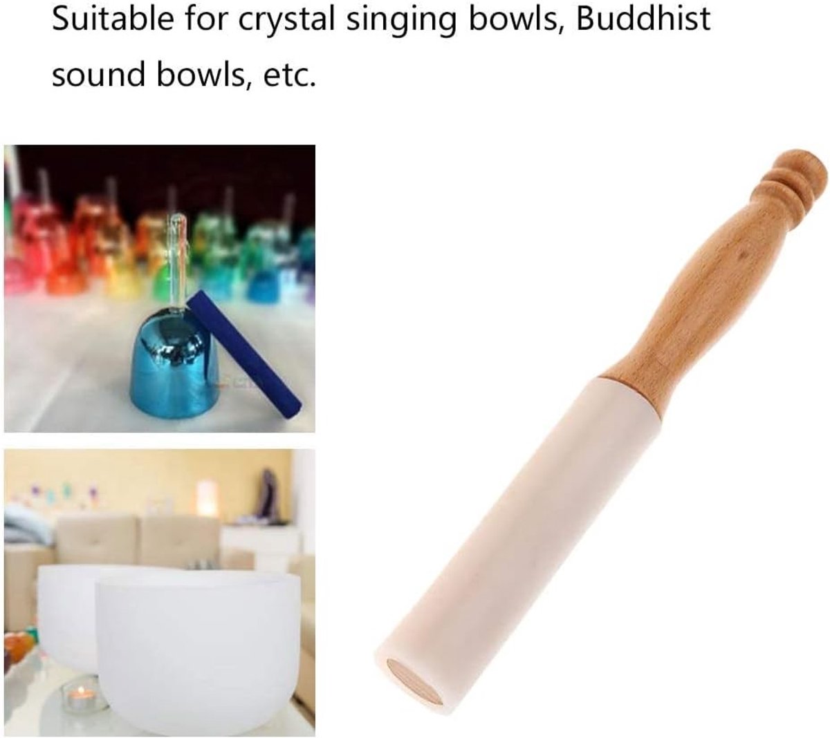 Houten Stok voor Zangschalen - Perfecte Accessoire voor Kristalgeluid en Muzikale Prestaties