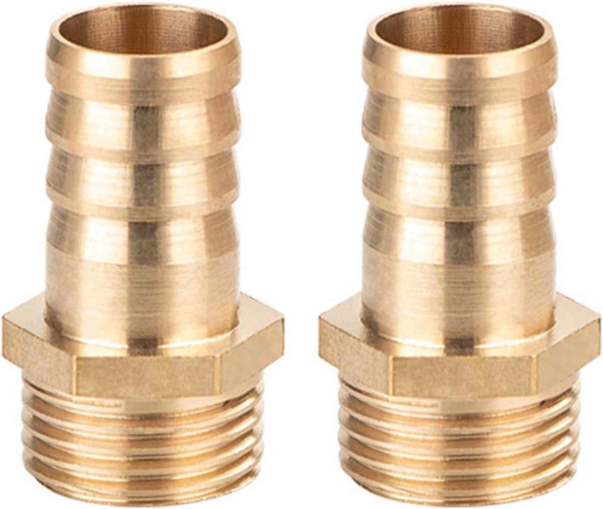 Slangtuit 16 mm - messing - slangnippel connector - ideaal voor water en gas - ShopVlot