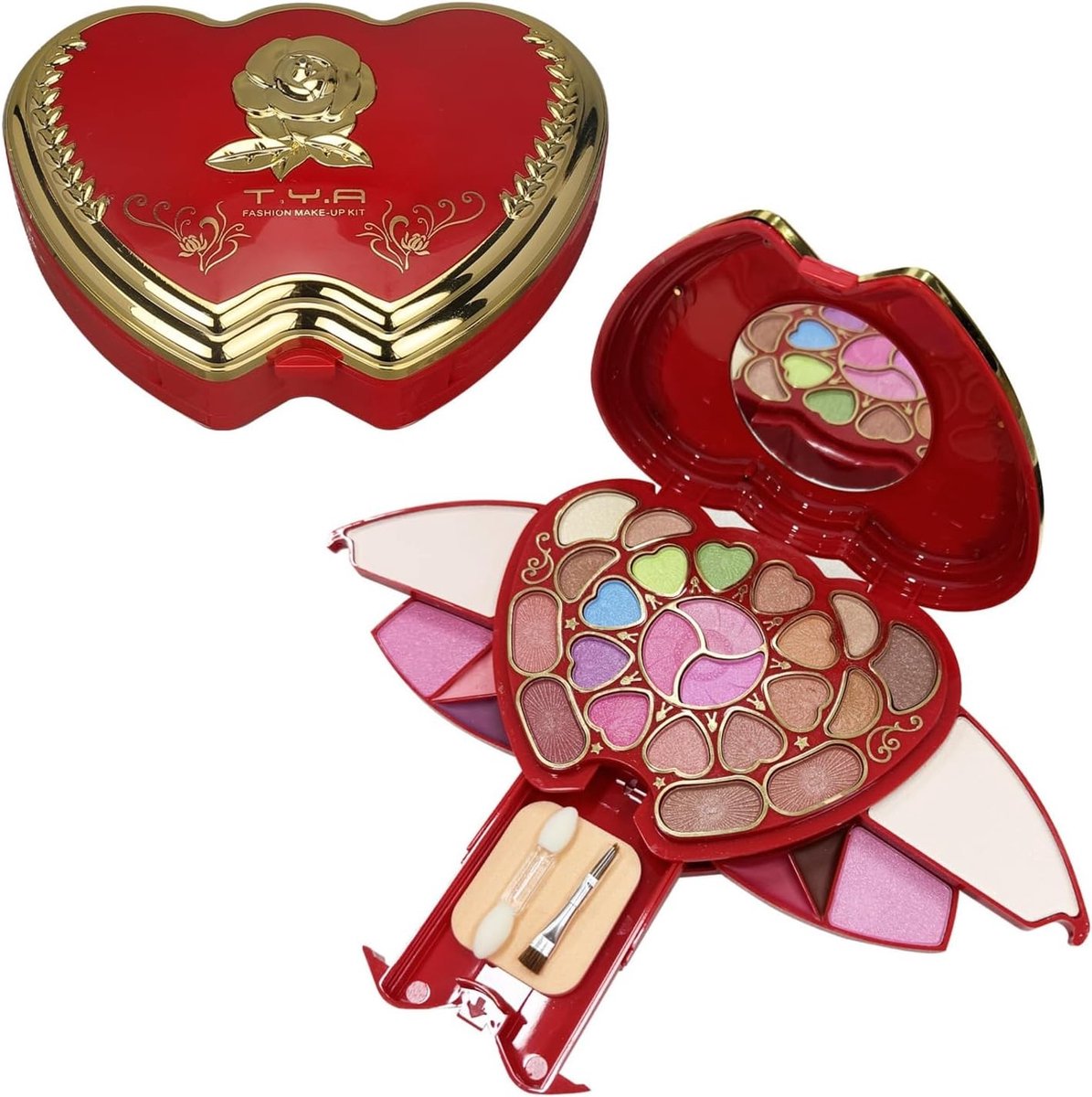 Oogschaduw Palette met 31 Kleuren voor Make-up, Inclusief Lippenstift, Contourpen en Blush voor Vrouwelijke Make-up Liefhebbers