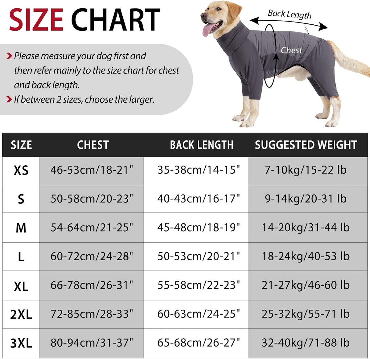 Fleece hondenjas met benen voor de winter - warme pyjama voor kleine, middelgrote en grote honden, comfortabele en stijlvolle winterkleding