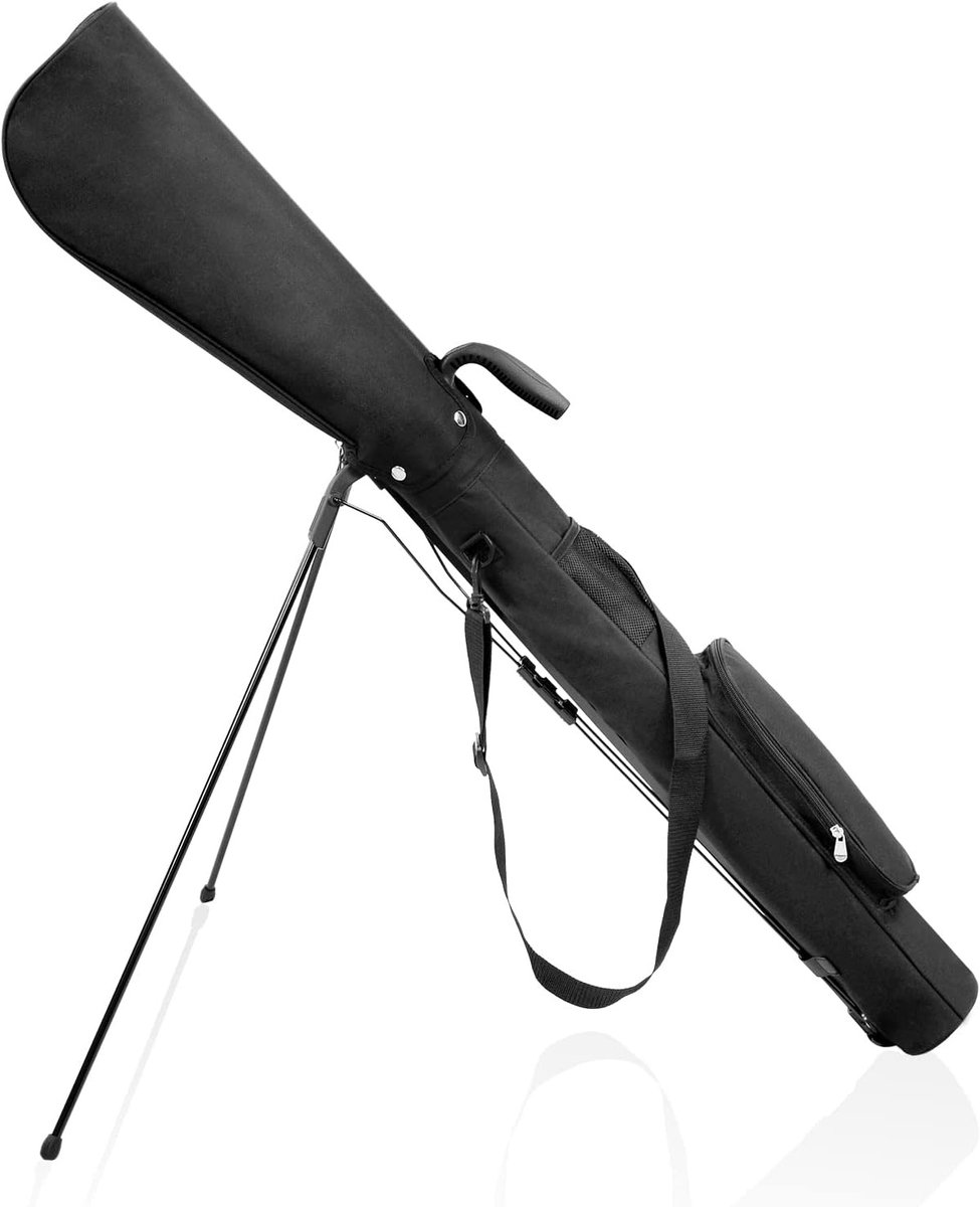 Kleine golf tas met racket case, lichtgewicht ontwerp, lage zwaartepunt en ruime opslagcapaciteit voor golfaccessoires
