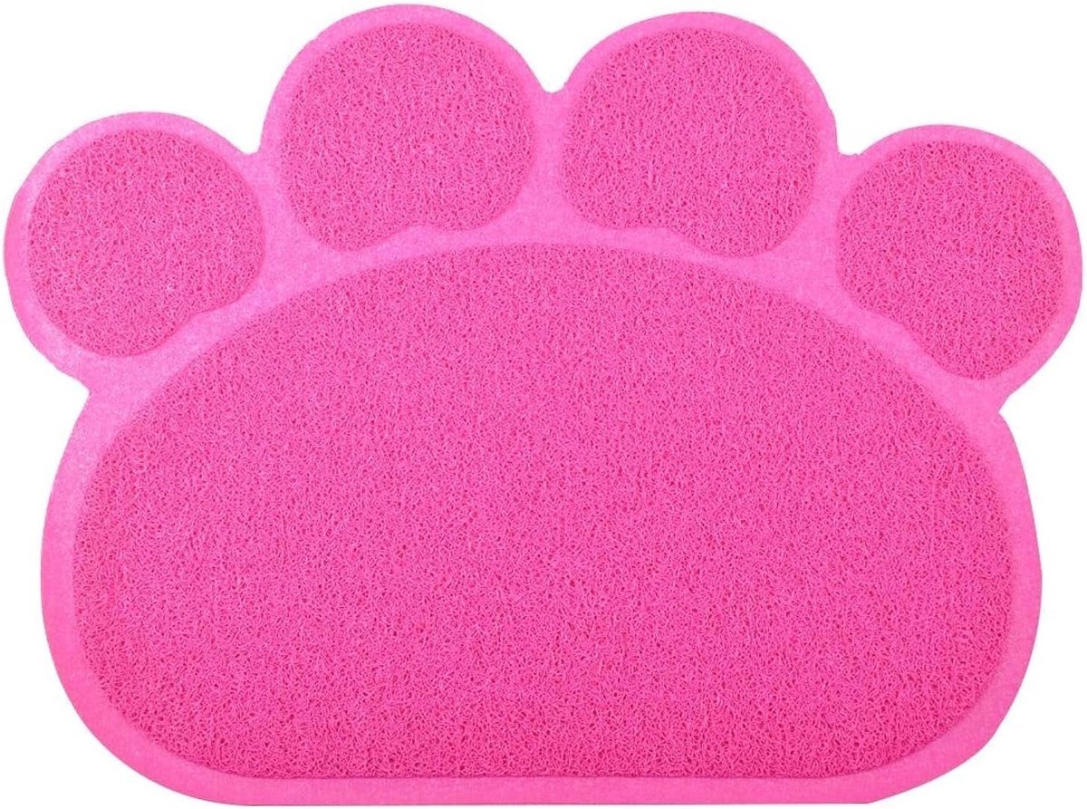 Grote Kattennest Mat in Paw-Vorm, 7 Kleuren Beschikbaar, 60x45cm, Comfortabel en Duurzaam