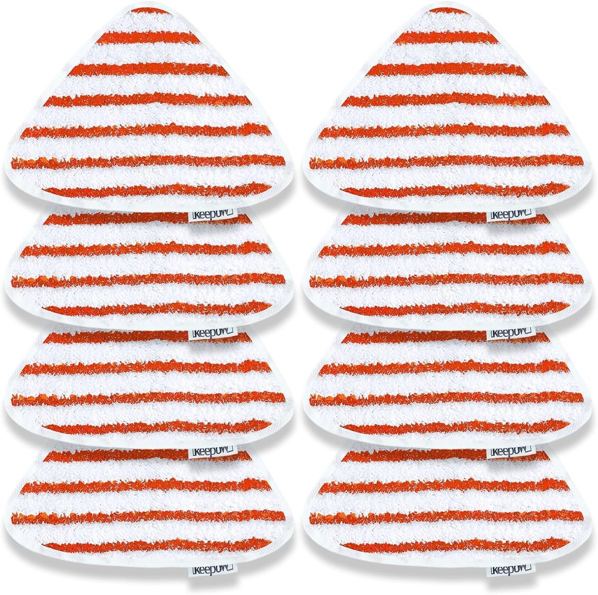 Set van 8 Vervangende Covers voor Stoomreinigers, Geschikt voor Vileda Stoom Power, Rood, Ideaal voor Huishoudelijk Gebruik