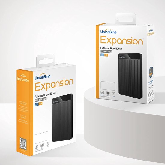 Externe harde schijf - Draagbare opslag - Bestanden opslaan - Ultrasnelle overdracht - 4 TB - Zwart — afbeelding 3