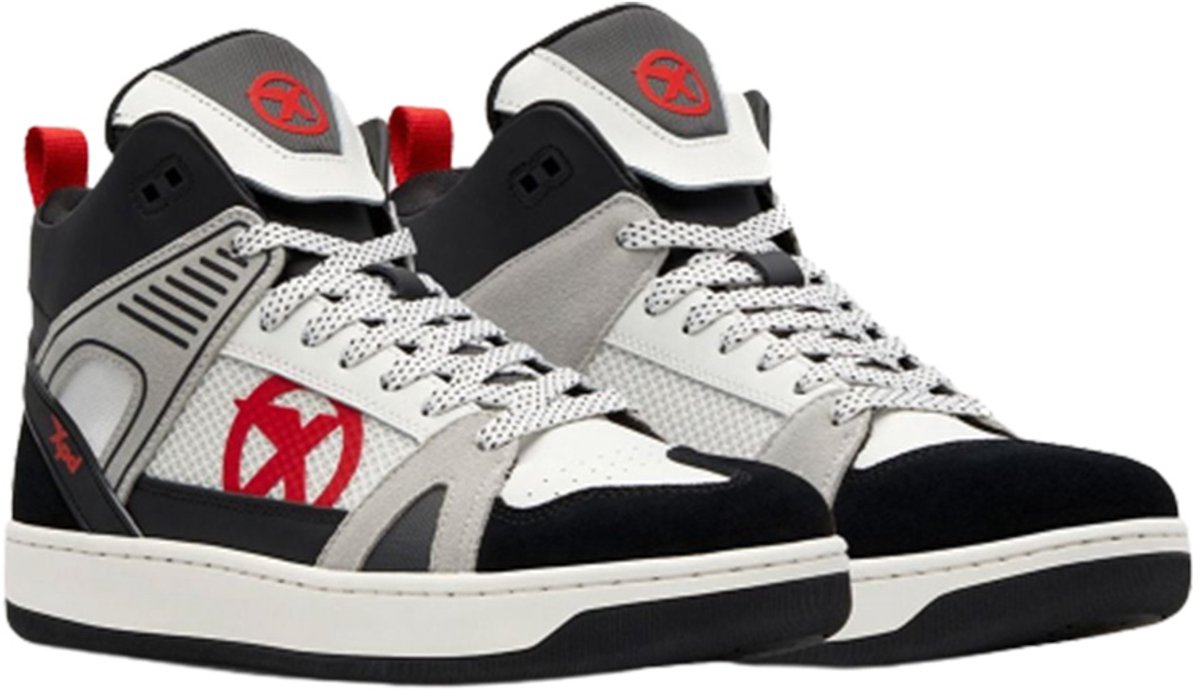 XPD Moto-1 Sneakers Zwart Wit - Laars