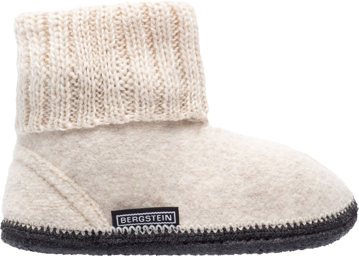 Bergstein Cozy Pantoffels Kids - Sloffen - Beige - Maat 22