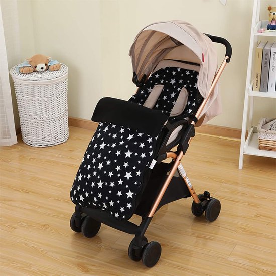 Universele Voetenzak - Baby warmer - Baby comfort - Verstelbaar harnas - 40 x 90 cm - Zwart van Universele — afbeelding 2