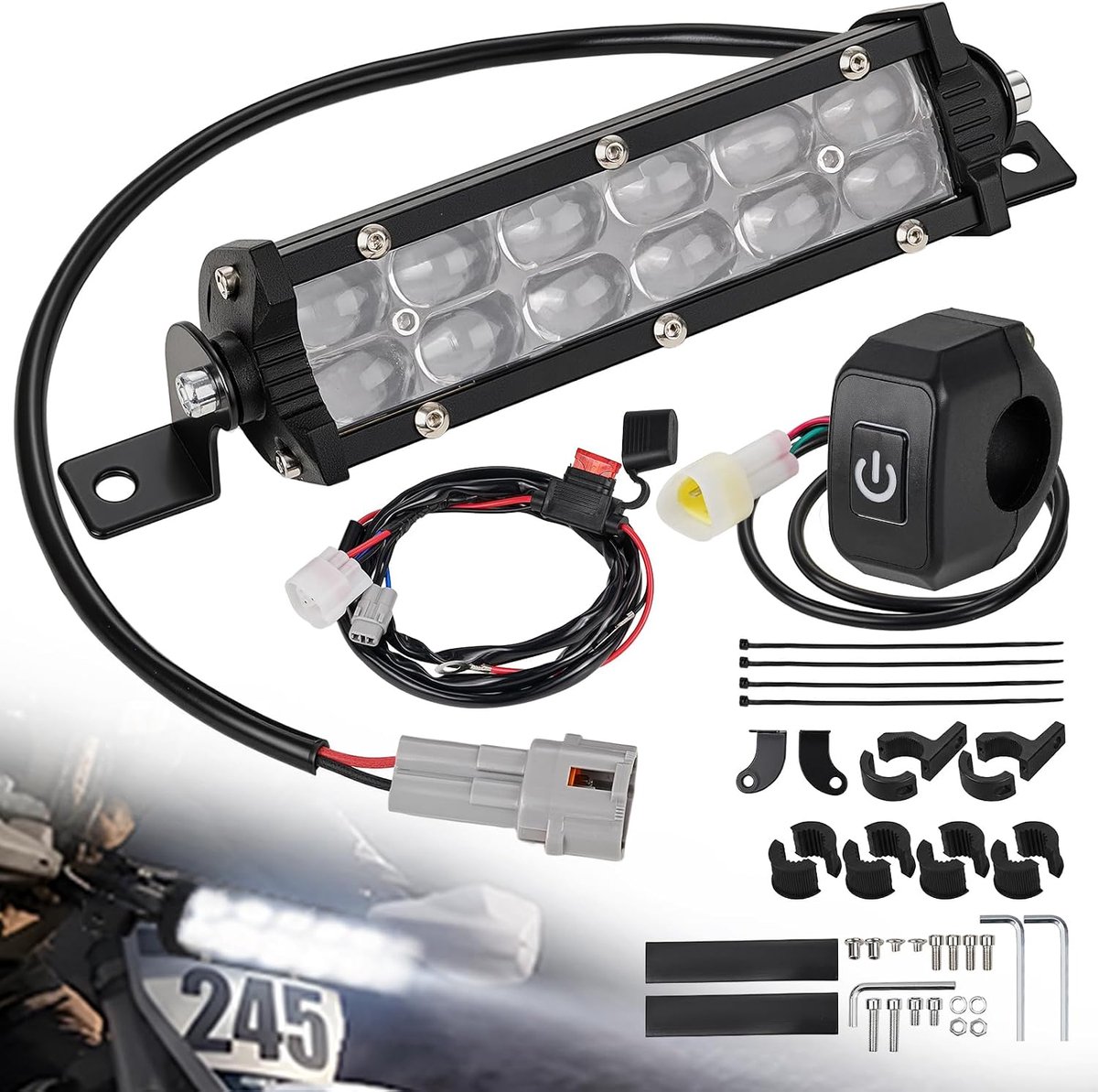 LED headlight universal for Beta Sur Ron Talaria 50 125 Dirt Pit, motocross - ShopVlot