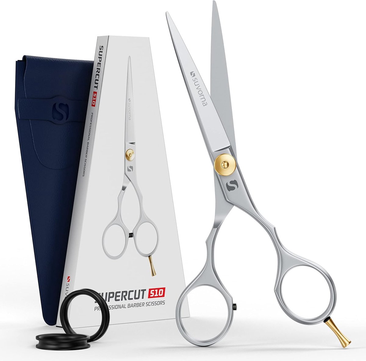 Suvorna 6" Hairdressing Scissors Professional - Hairdressing Scissors for Cutting Hair - ShopVlot