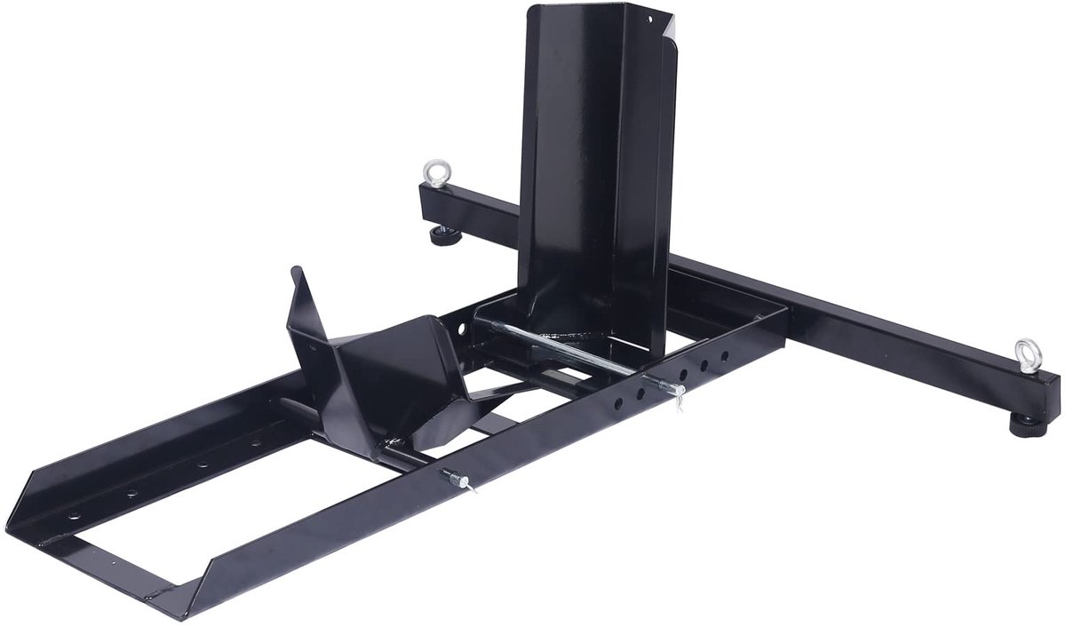 Hoogbelastbare motorstandaard voorwiel 15-22 inch - montagehulp - geschikt voor wielen 80-127cm breed - ShopVlot