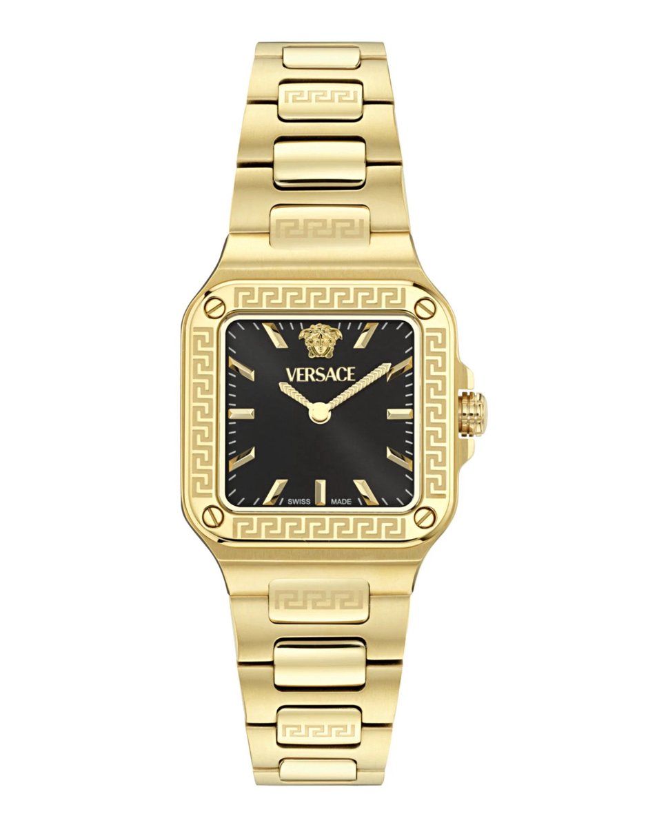 Versace Greca Edge VE5G00626 Horloge - Staal - Goudkleurig - Ø 30 mm