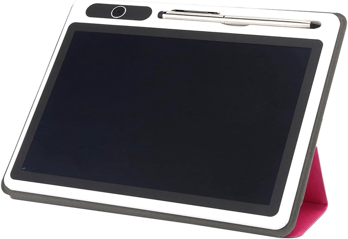 Flexibel LCD Tekentablet 9 Inch - Elektronisch Notitieblok met Neplederen Tas voor Creatieve Zaken en Handgeschreven Notities