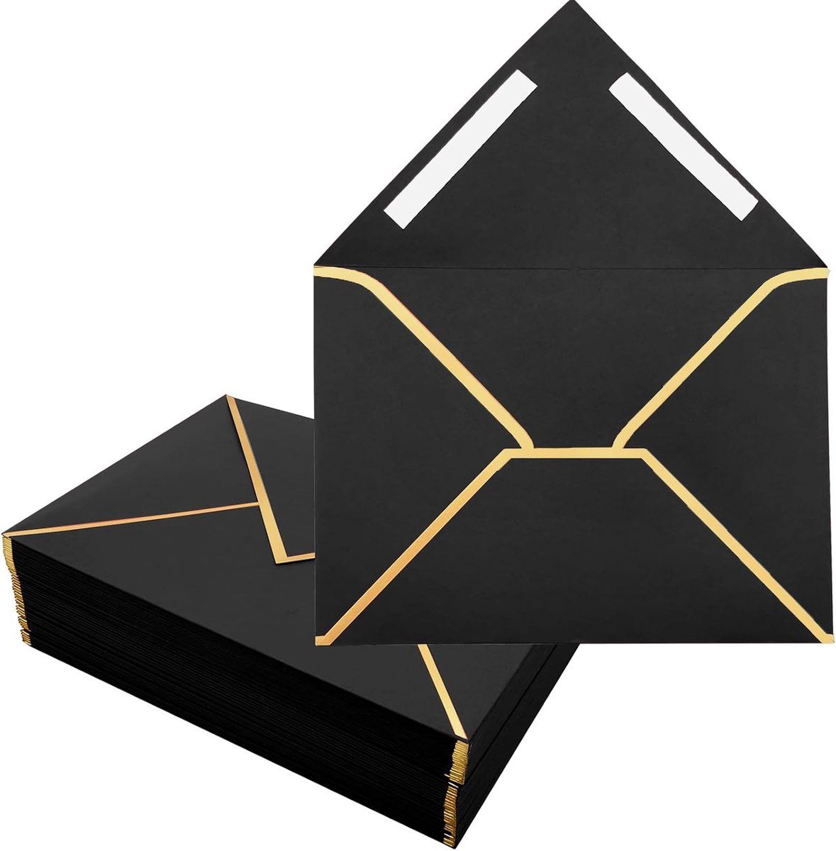 Enveloppen 4x6 cm - Rode zelfklevende sluiting - Pack van 50 - Ideaal voor uitnodigingen - ShopVlot