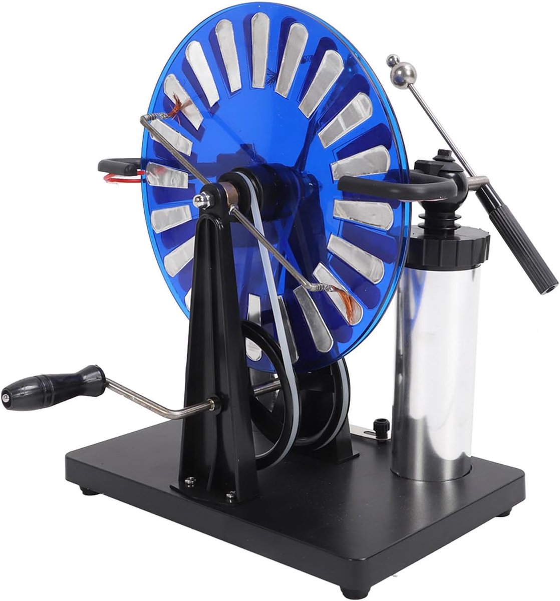 Static Generator Motor - PVC Handcrank - Spark Discharge - Voor educatieve doeleinden - ShopVlot