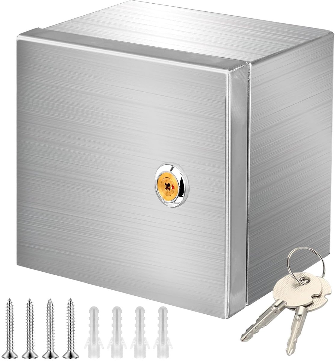 stainless steel 304 control box distribution boxes with 1 * 2P leakage switch 32A and European socket 250V/16A, wall - ShopVlot