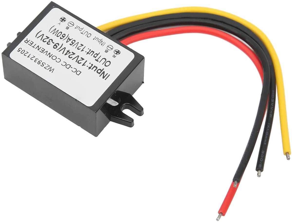 DC to DC Waterproof Voltage Converter 9-32V to 12V 5A 60W Tap Down Volt Transformer Power Regulator Constant Voltage - ShopVlot