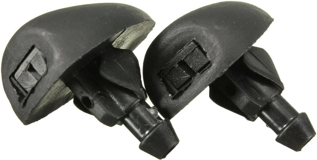 2 Stuks Voorruitwissers Spuitmondjes voor C3 C4 306 307 308, Waterdichte Spuitdoppen, OE Nummer 6438V8, Auto Accessoires, Vervangingsonderdelen, Windshield Washer Jets