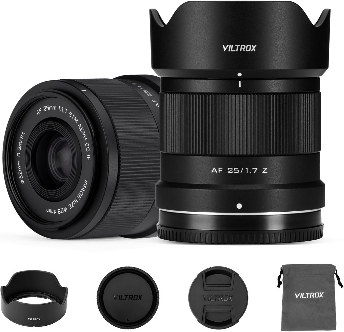 25mm F1.7 Z-Mount Lens voor Nikon - Draagbare Prime Lens met Autofocus en Grote Diafragma voor Beginners en Fotografie