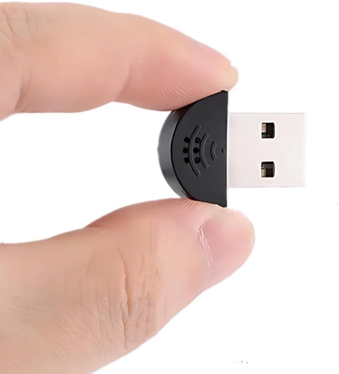 Draagbare USB Mini Studio Microfoon voor Opnames, Geschikt voor Computer en PC, Zwart