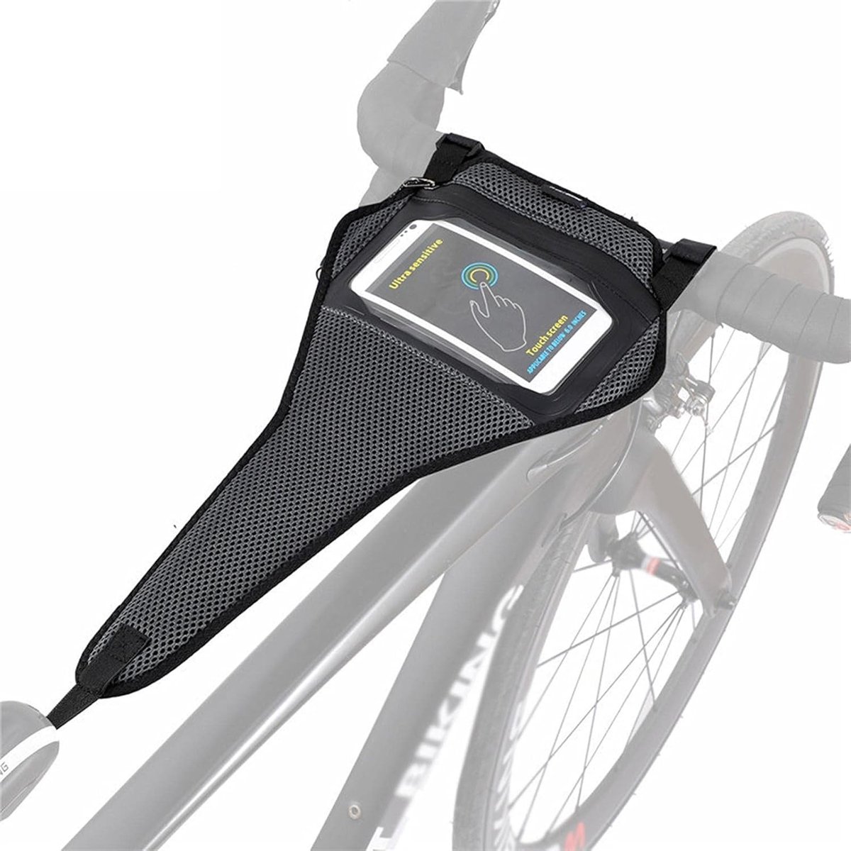 Zweetopvang voor Fietstrainers, Ademend en Sneldrogend, Ideaal voor Racefietsen en Mountainbikes